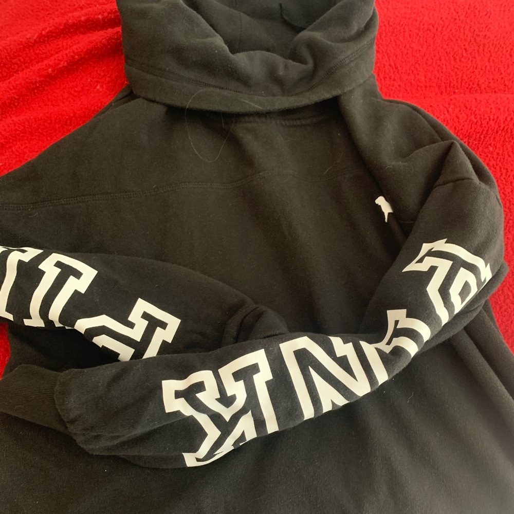 VS Pink Cowl Neck Hoodie